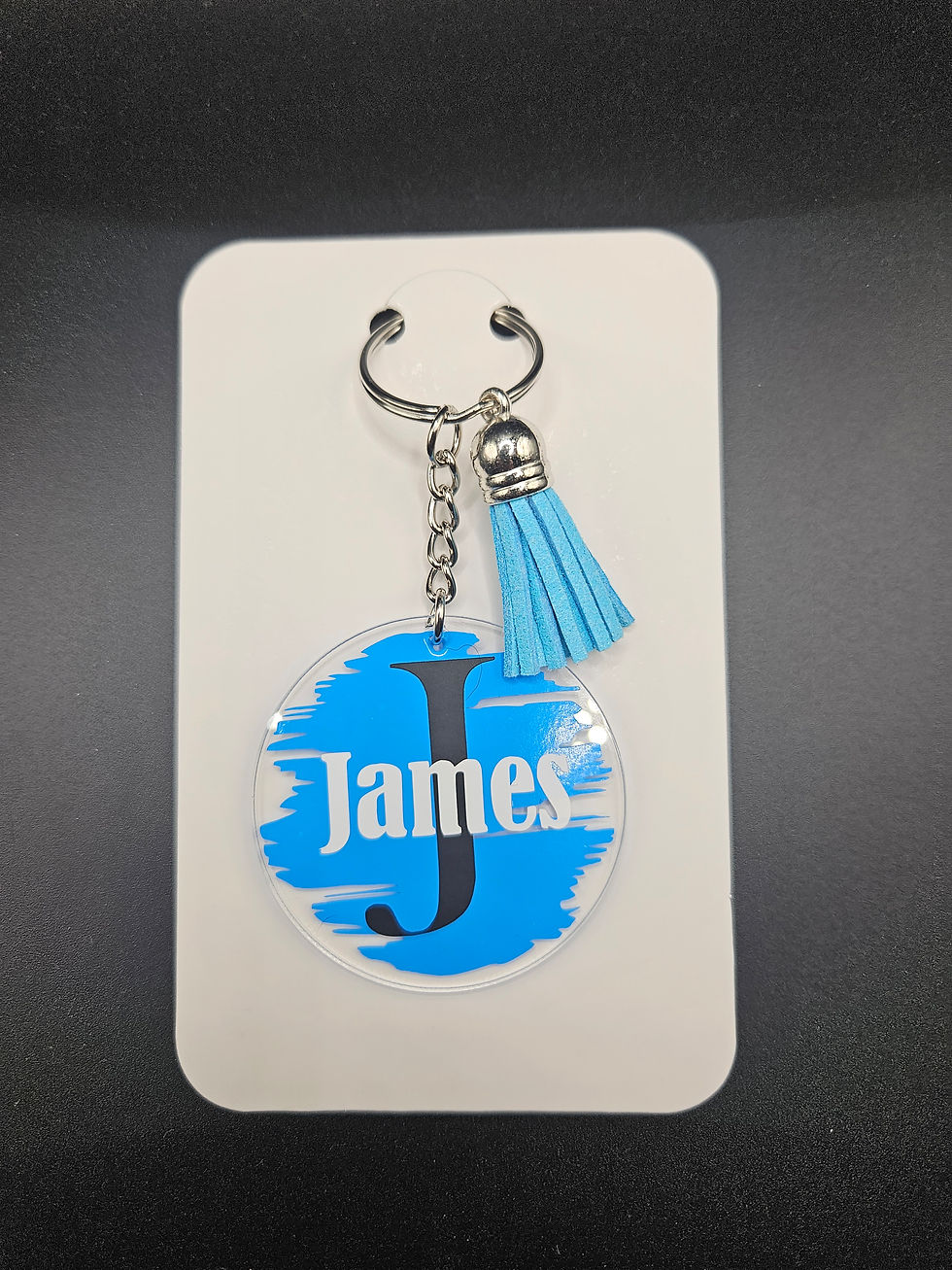 Thumbnail: Circle Name Keychain