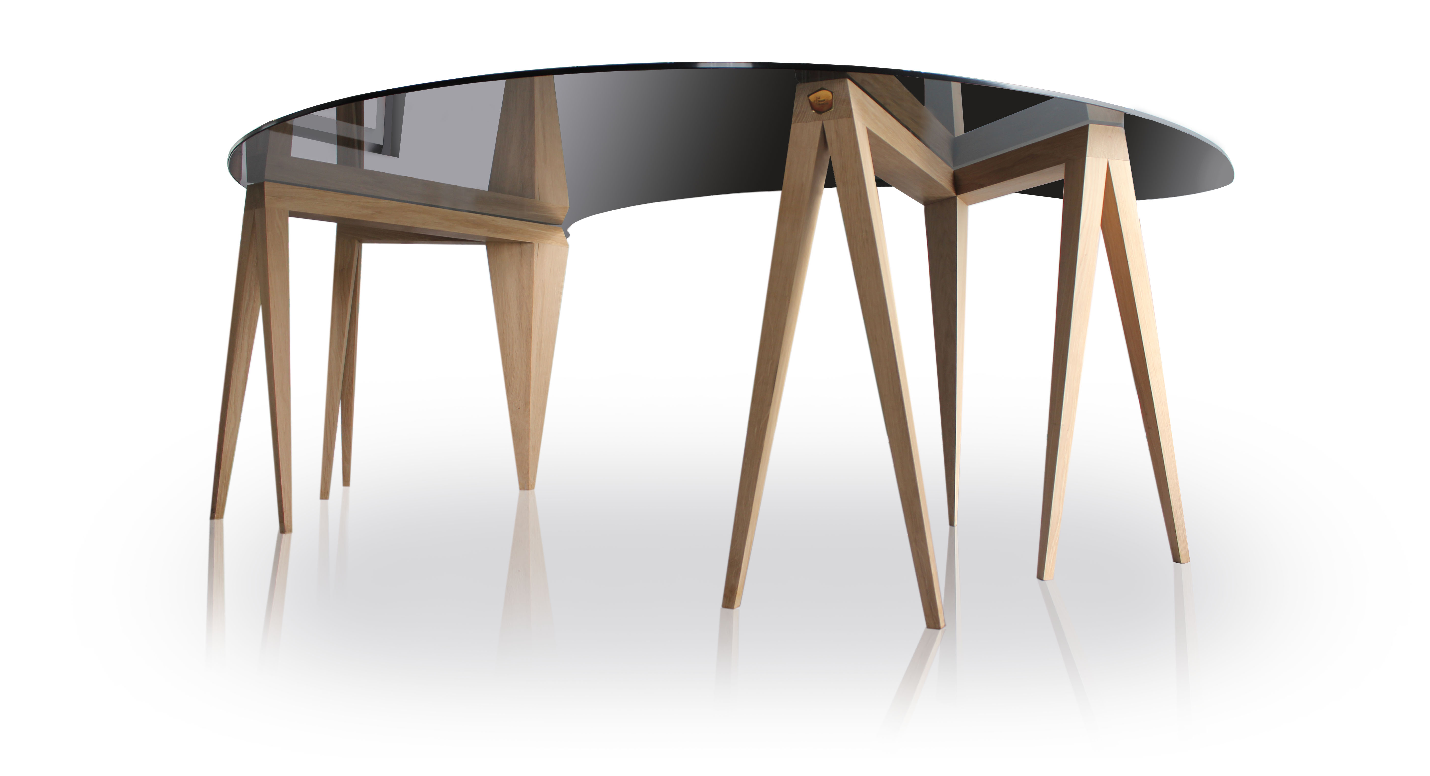 Le bureau demi-lune