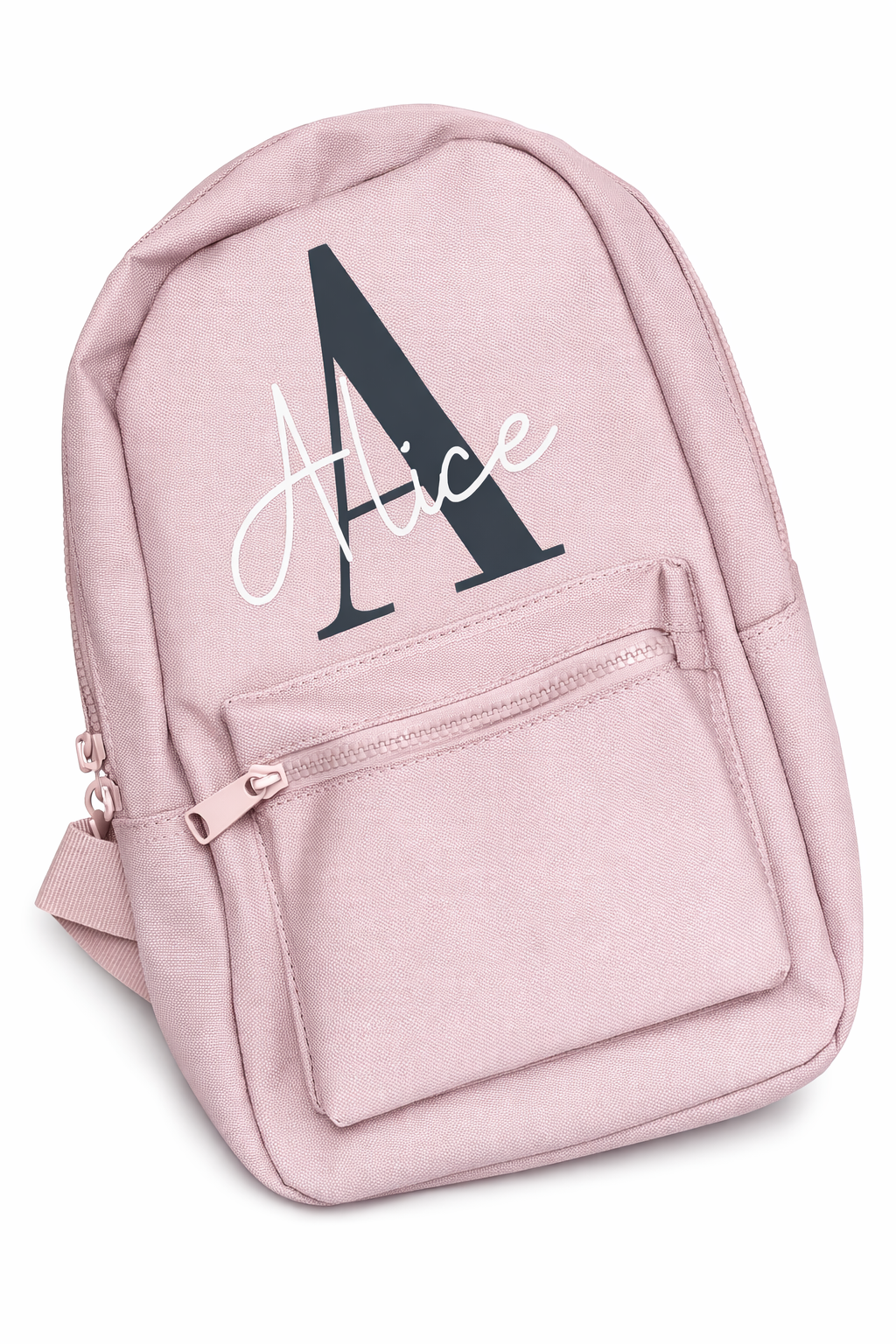 Personalised Pre School Bag With Name Initial Text