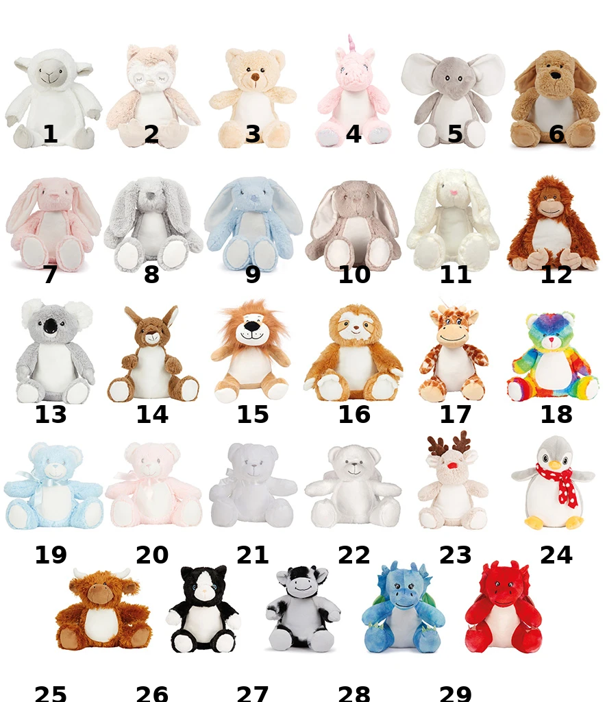 Thumbnail: Personalised New Baby Soft Toy 