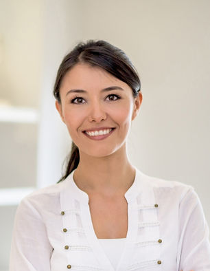 Beautician with Brown Hair