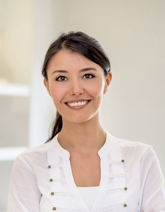 Beautician with Brown Hair