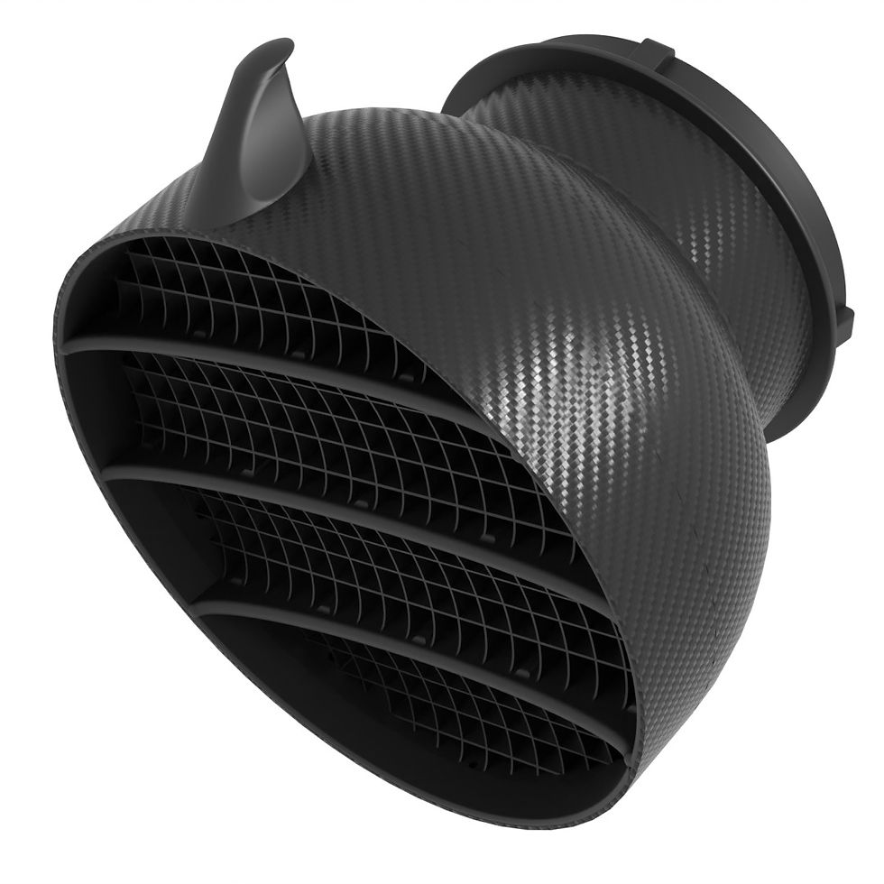 Sací koš CARBON basic