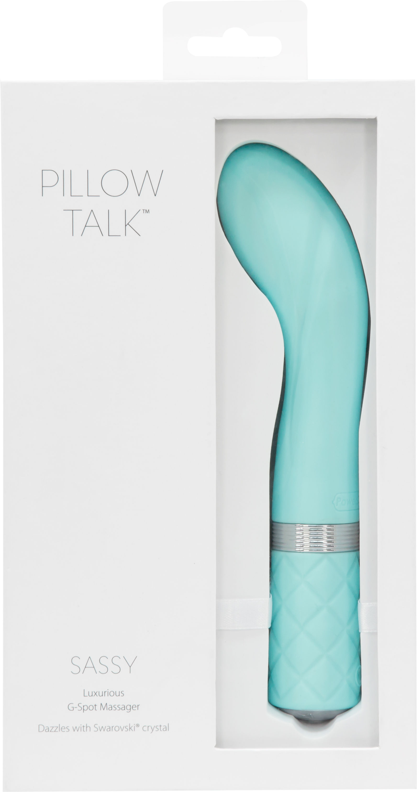 Pillow Talk Sassy G-Spot Vibe With Swarovski Crystal - Teal