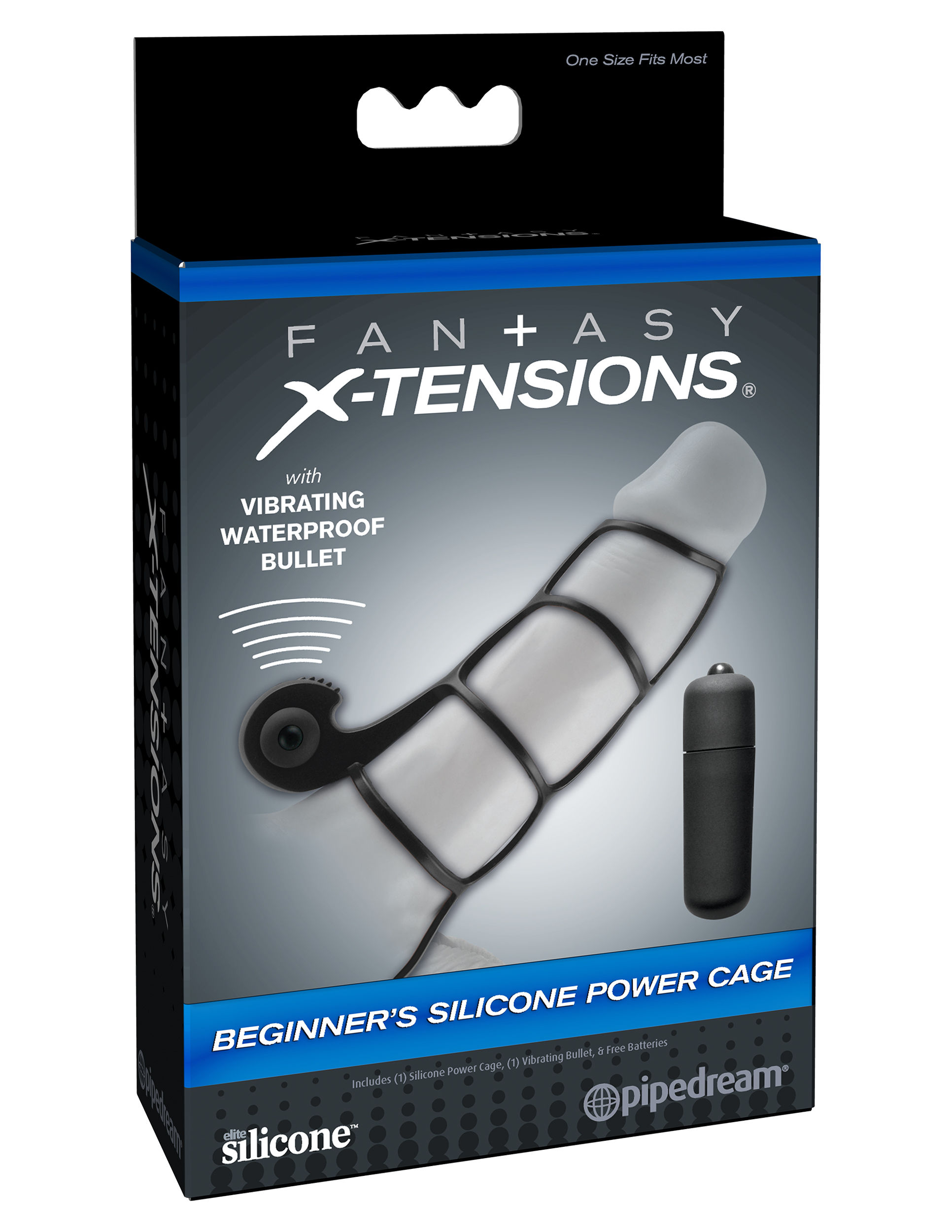 Fantasy X-Tensions Beginners Silicone Power Cage - Black