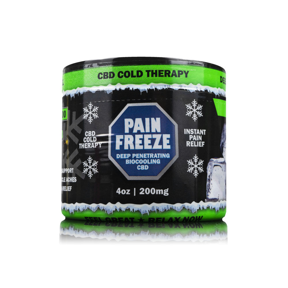 Hemp Bombs Pain Freeze Cream 4 Fl. Oz. 200mg