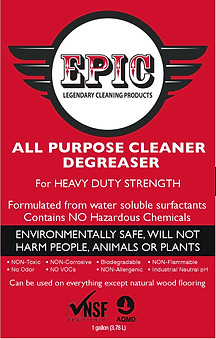 Epic Legendary Cleaning Products Red Label