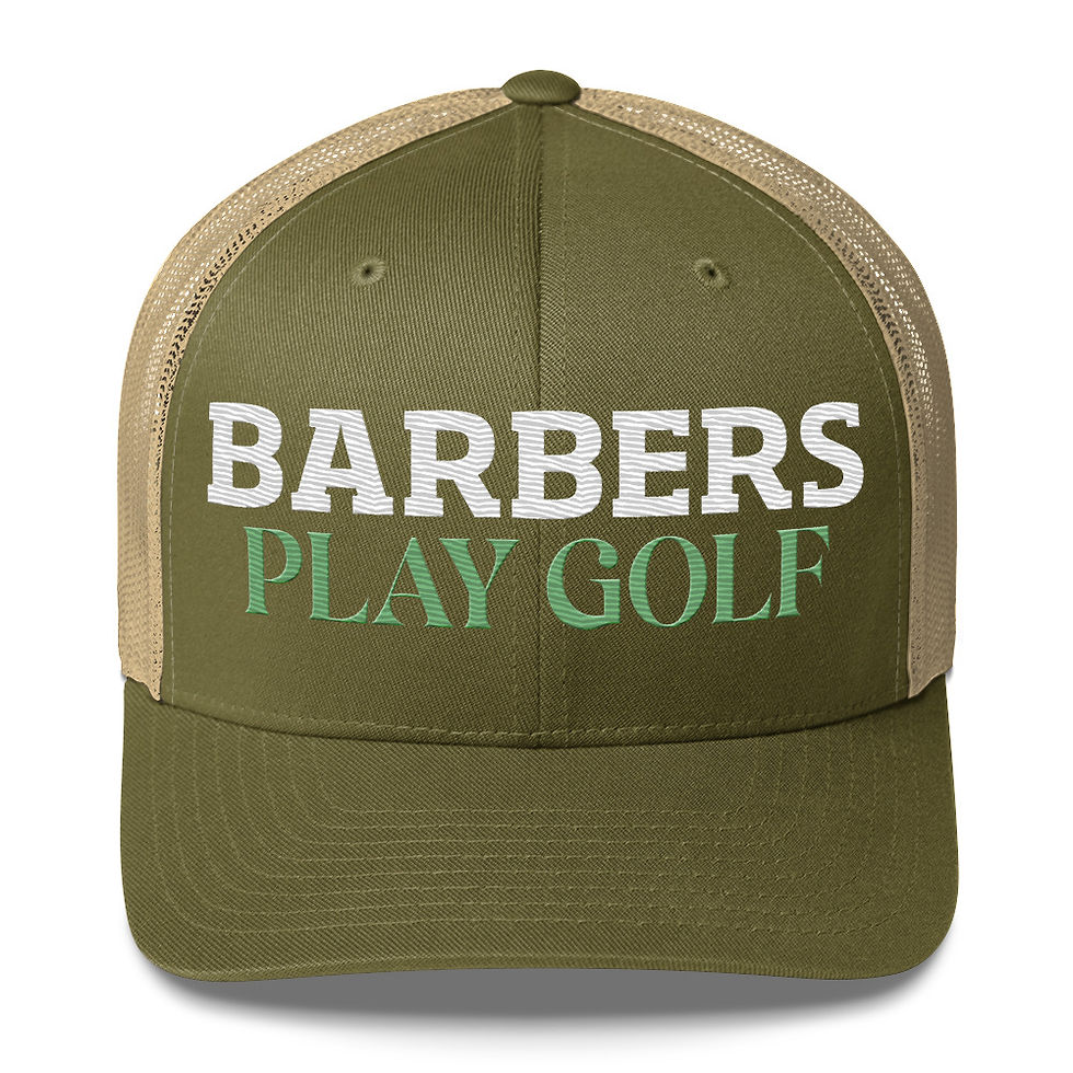 Thumbnail: Barbers Play Golf Trucker Hat