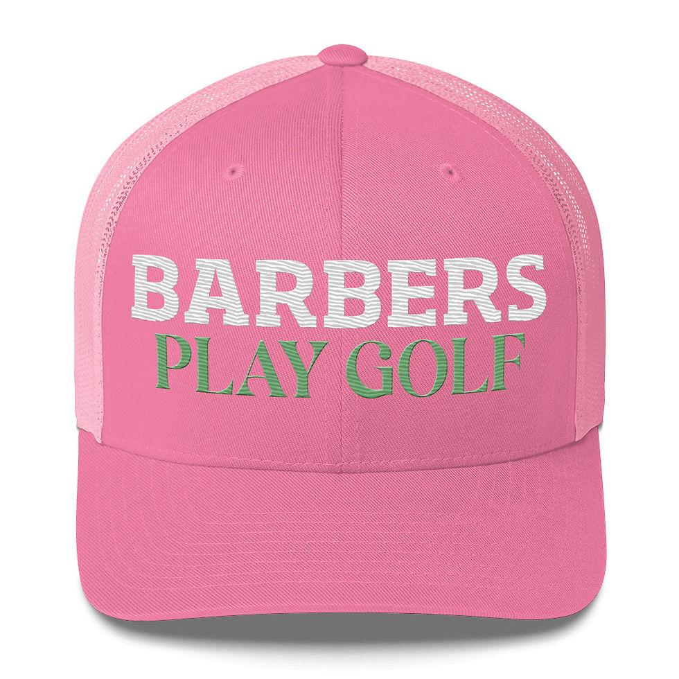 Thumbnail: Barbers Play Golf Trucker Hat