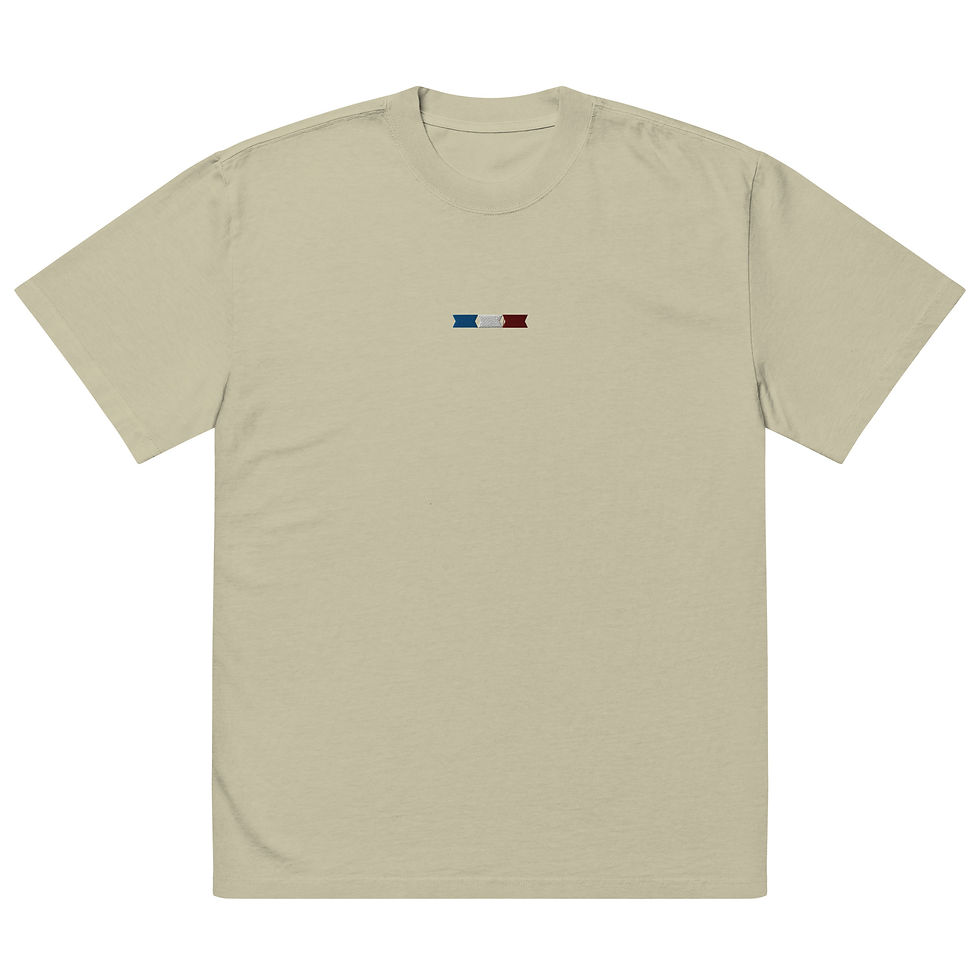Thumbnail: BARBER PRIDE Oversized faded t-shirt