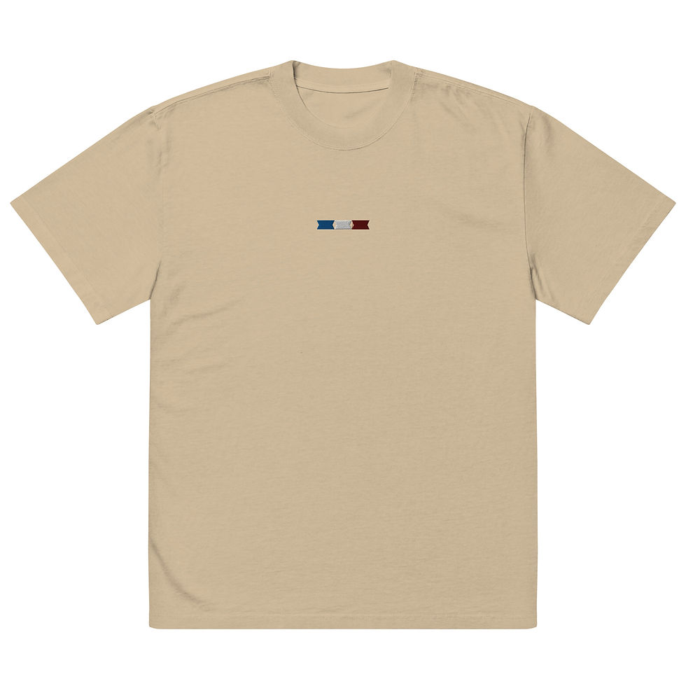 Thumbnail: BARBER PRIDE Oversized faded t-shirt