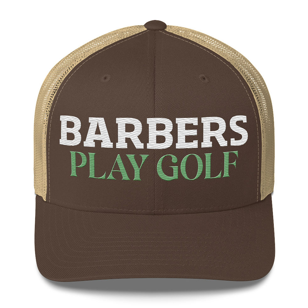 Thumbnail: Barbers Play Golf Trucker Hat