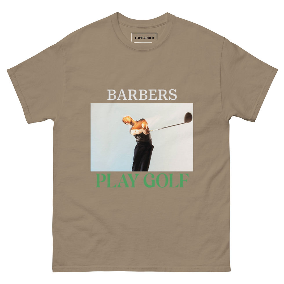 Thumbnail: BARBERS PLAY GOLF T-shirt