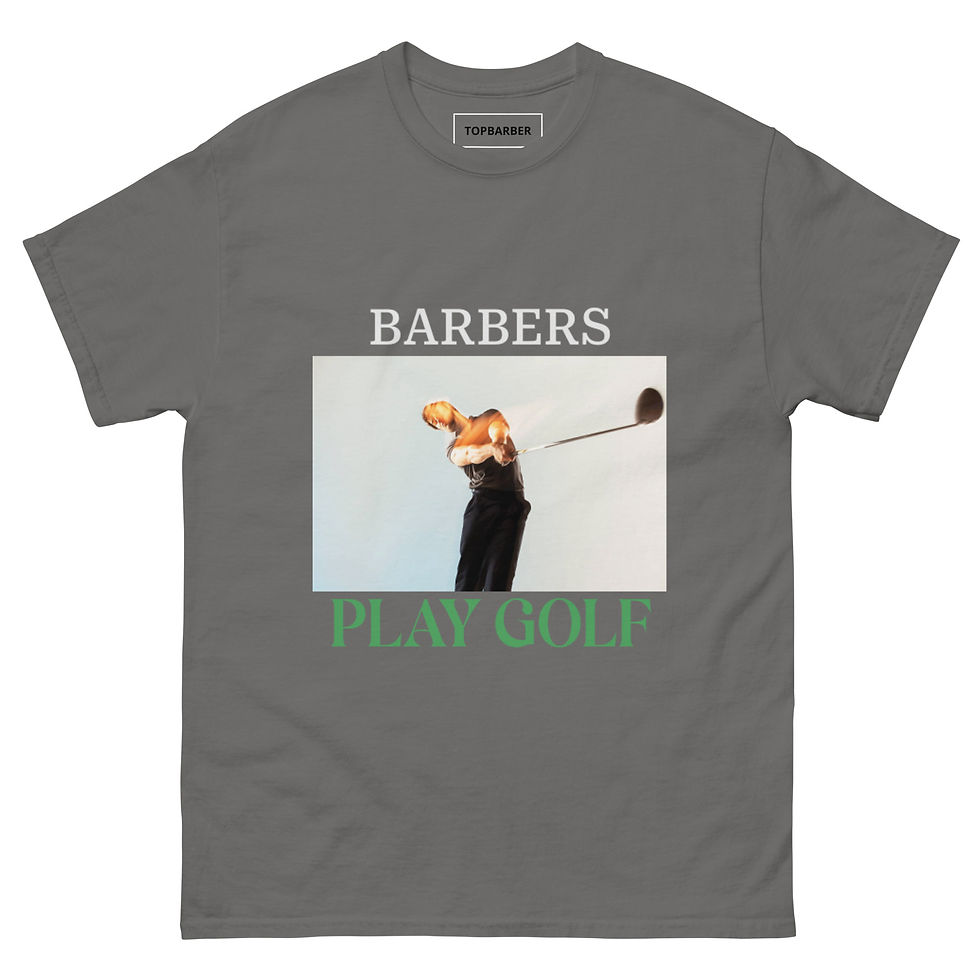 Thumbnail: BARBERS PLAY GOLF T-shirt