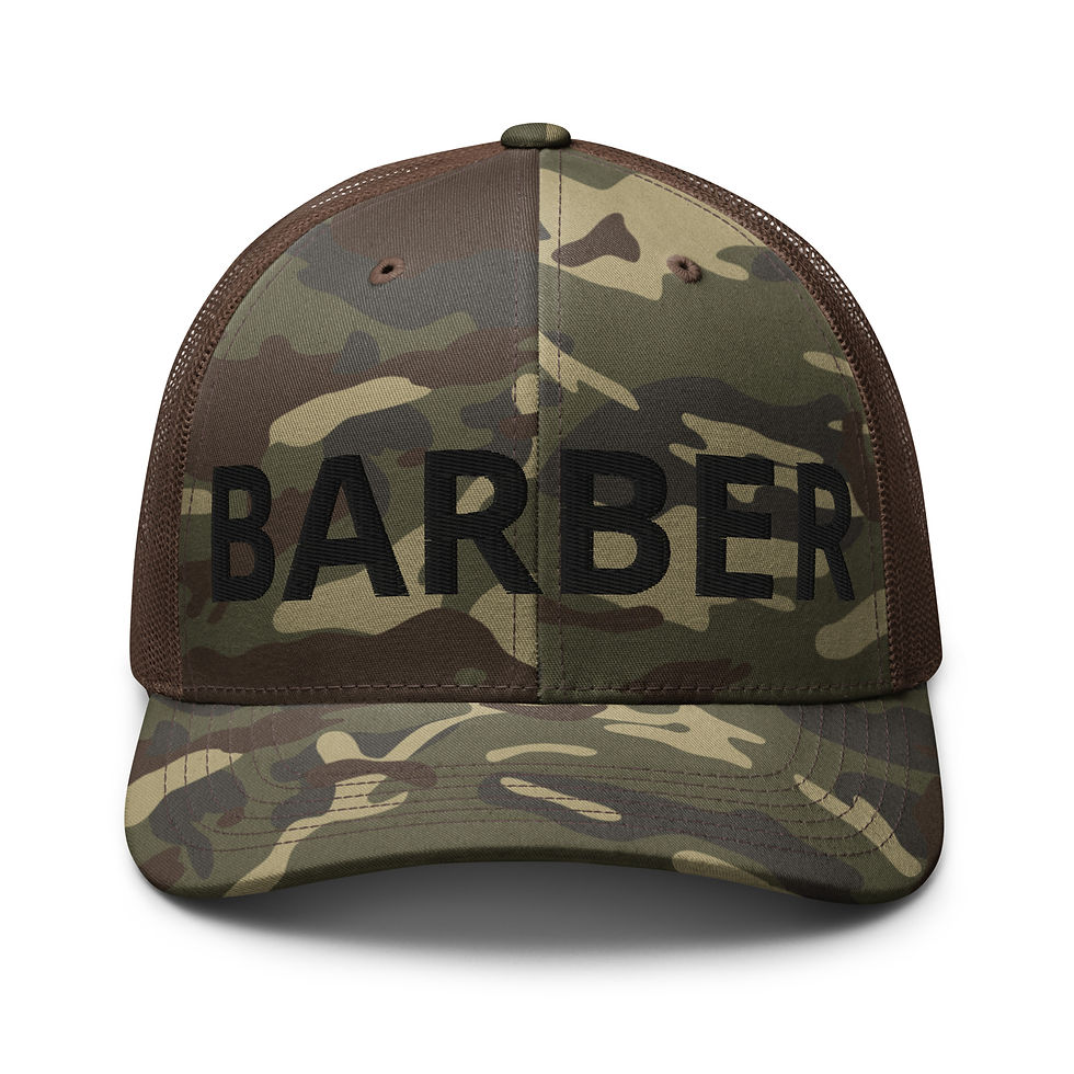Thumbnail: BARBER Camouflage Trucker Hat