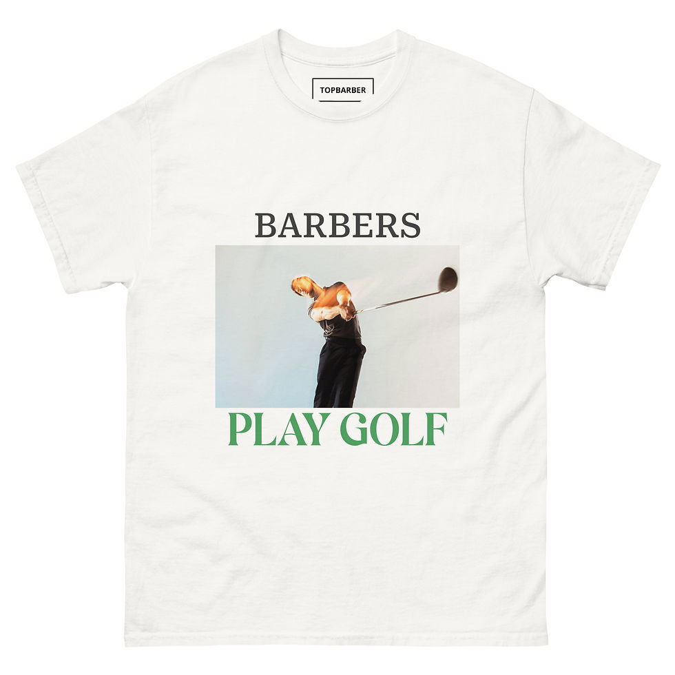 Thumbnail: BARBERS PLAY GOLF T-shirt