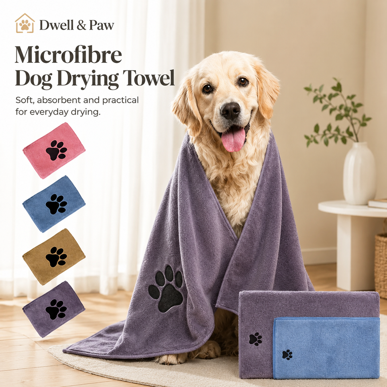 Microfibre Dog Drying Towel