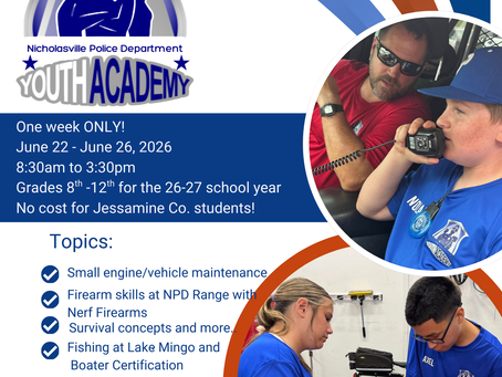 Applications for NPD's Youth Academy 2026 are now available!