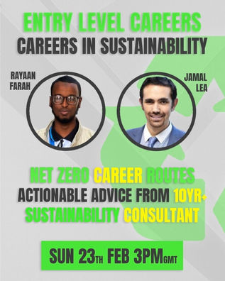 Entry Level Careers by Jamal Lea: Careers in Sustainability