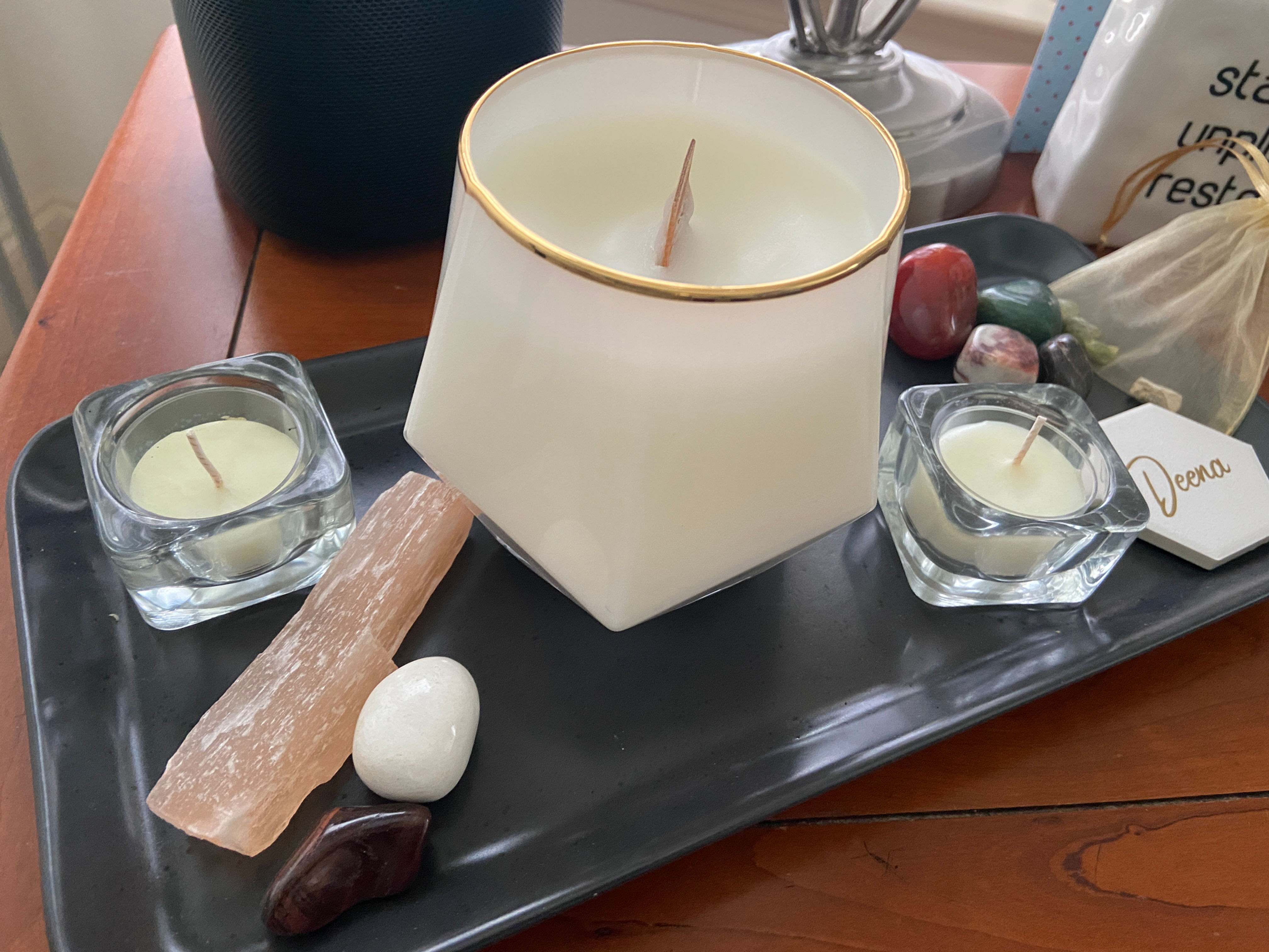 CF Signature (White w/ Gold Trim)