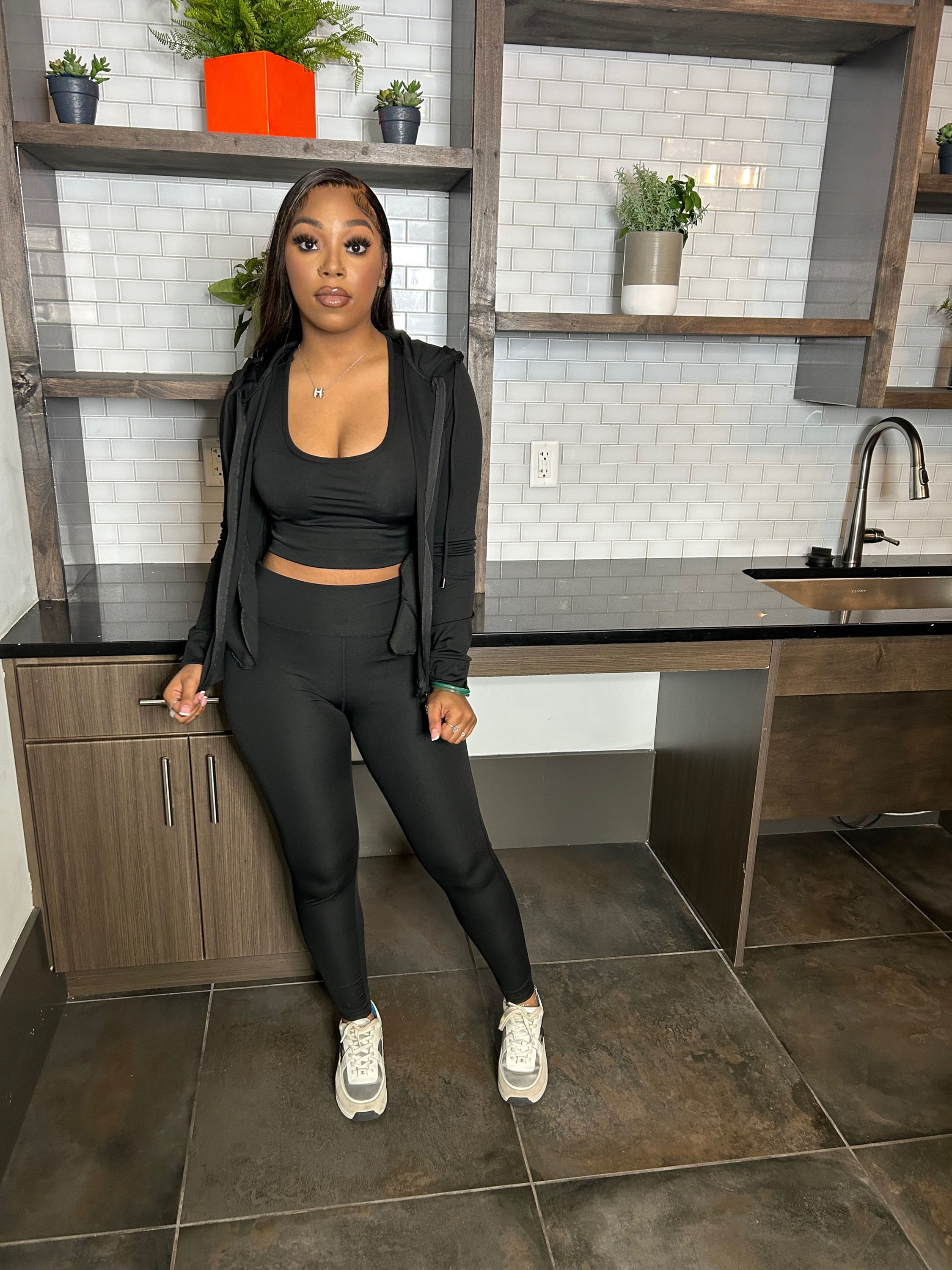 Active 3 piece set (Black)