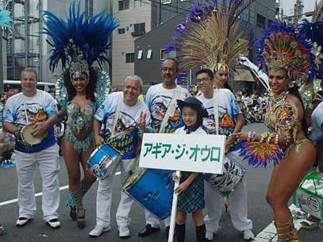 Águia de Ouro embarca para participar do Carnaval de Asakusa, no Japão