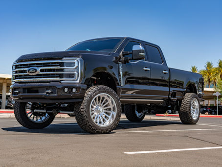 Lifted Ford F350 with Carli Suspension