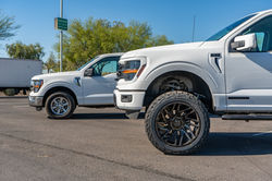Ford F-150 XLT Front and Stock Ford Front