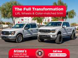 Stock and Upgraded Ford F-150 XLT