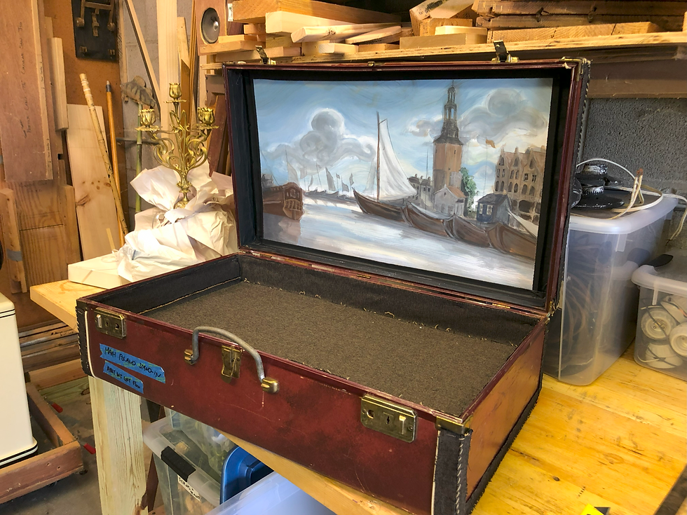 Suitcase Puppet Dioramas