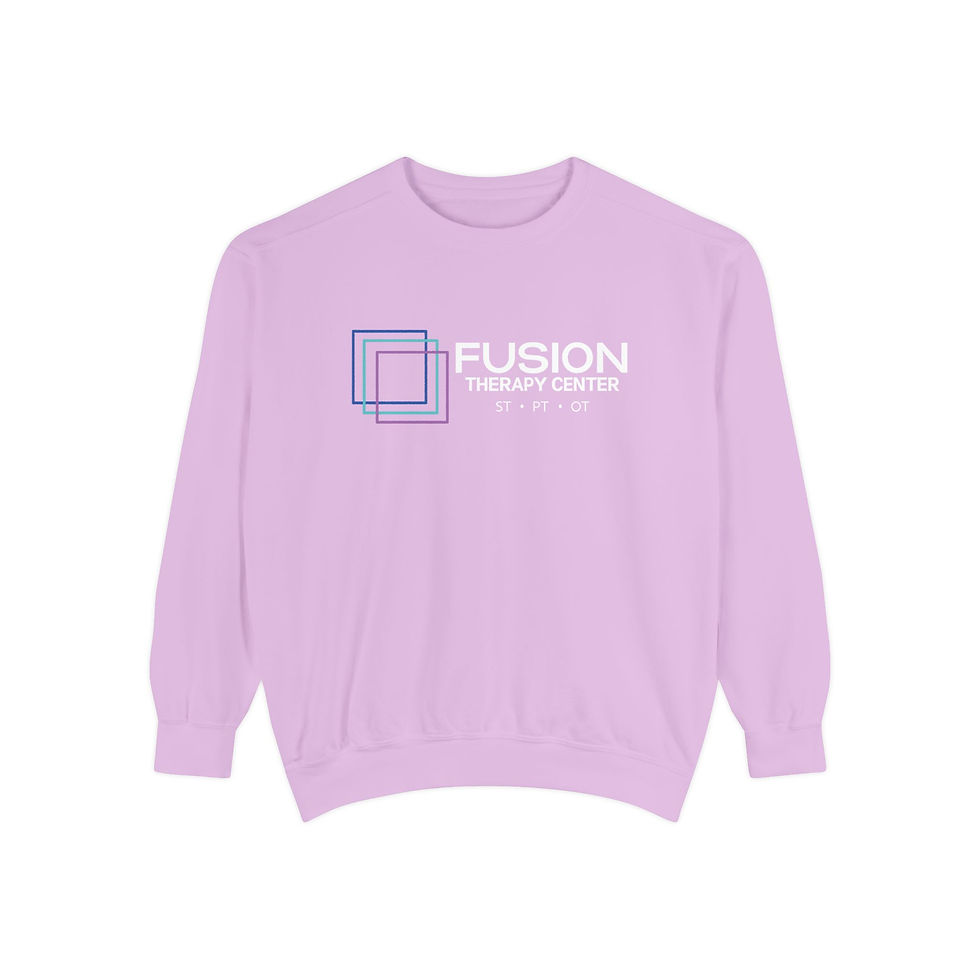 Thumbnail: FTC - White Logo Unisex Comfort Colors Sweatshirt