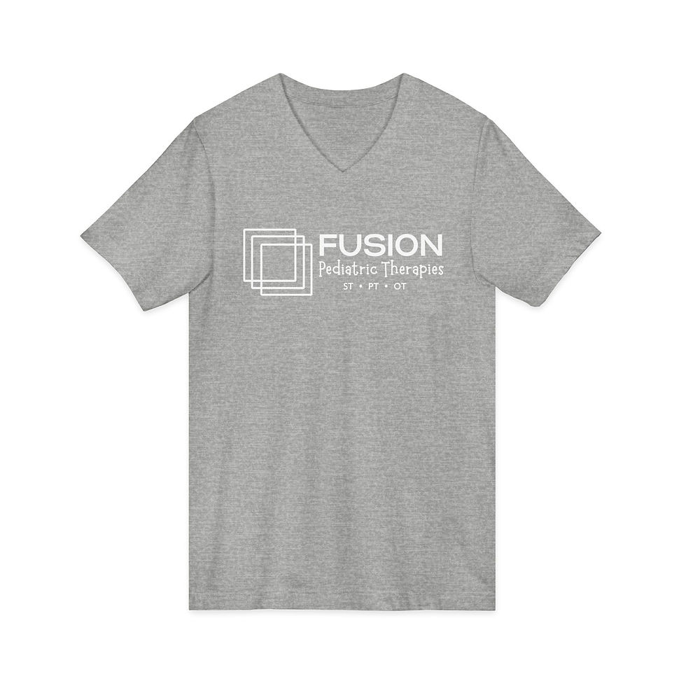 Thumbnail: FPT - All White Logo Unisex Bella+Canvas V-Neck Tee