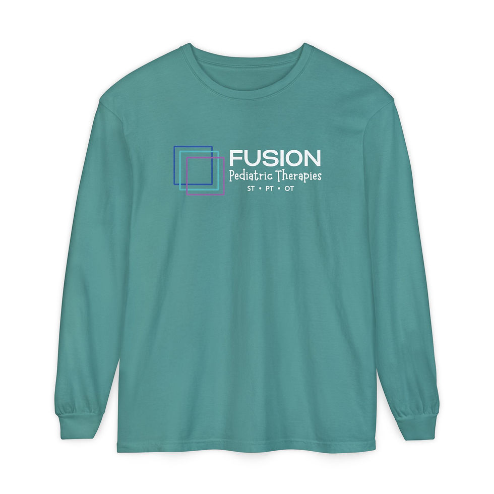 Thumbnail: FPT - White Logo Unisex Comfort Colors Long Sleeve Tee