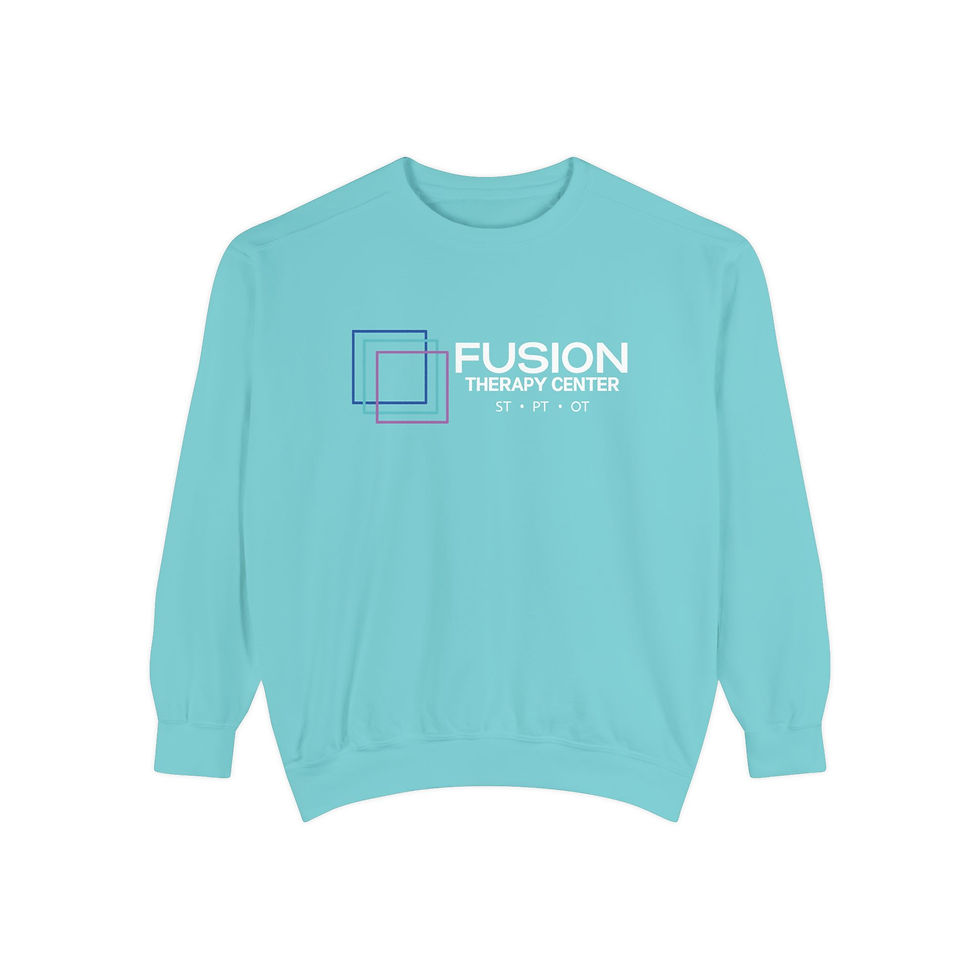 Thumbnail: FTC - White Logo Unisex Comfort Colors Sweatshirt