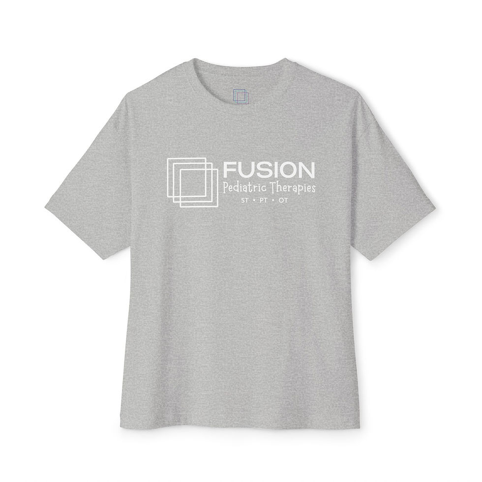Thumbnail: FPT - All White Logo Unisex Oversized Boxy Bella + Canvas Tee