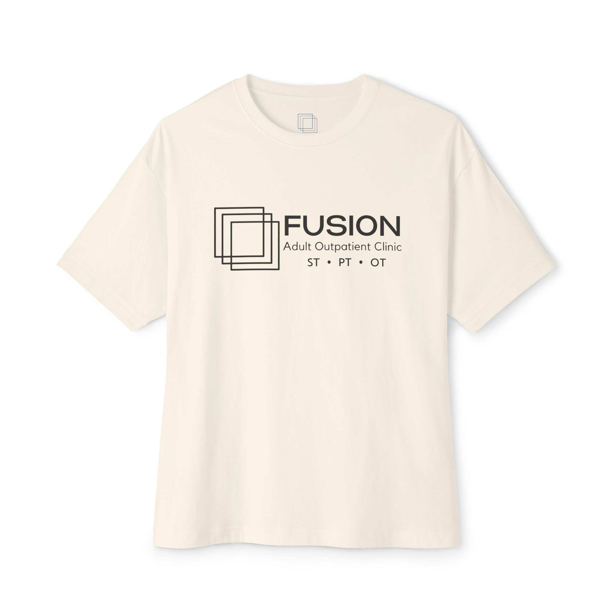 FAOC - All Black Logo Unisex Oversized Boxy Bella + Canvas Tee