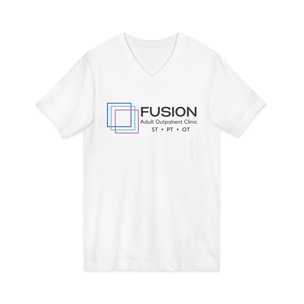 Thumbnail: FAOC - Black Logo Unisex Bella+Canvas V-Neck Tee