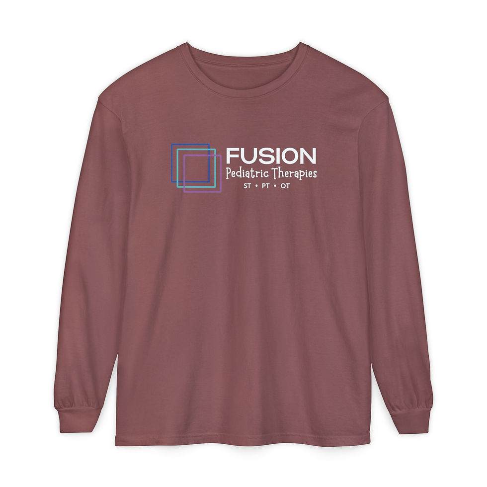 Thumbnail: FPT - White Logo Unisex Comfort Colors Long Sleeve Tee