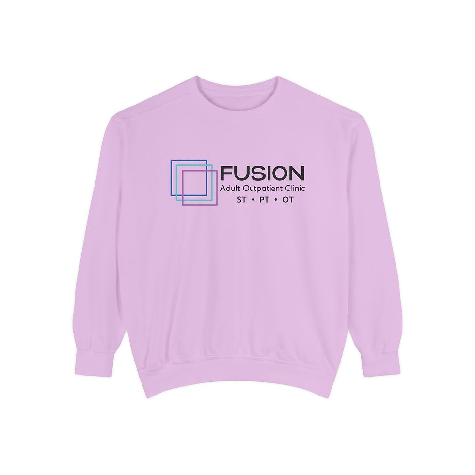 Thumbnail: FAOC - Black Logo Unisex Comfort Colors Sweatshirt