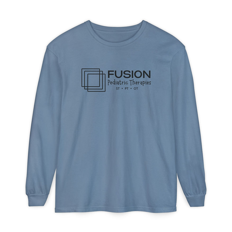 Thumbnail: FPT - All Black Logo Unisex Comfort Colors Long Sleeve Tee