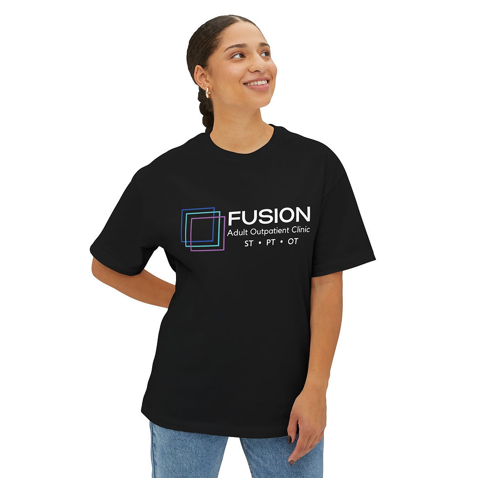 Thumbnail: FAOC - White Logo Unisex Oversized Boxy Bella + Canvas Tee