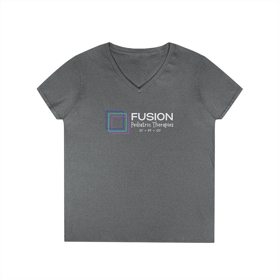 Thumbnail: FPT - White Logo Women's Gildan V-Neck Tee