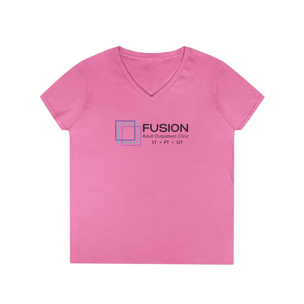 Thumbnail: FAOC - Black Logo Women's Gildan V-Neck Tee