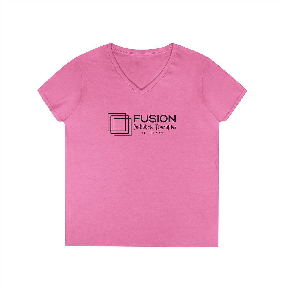 Thumbnail: FPT - All Black Logo Women's Gildan V-Neck Tee