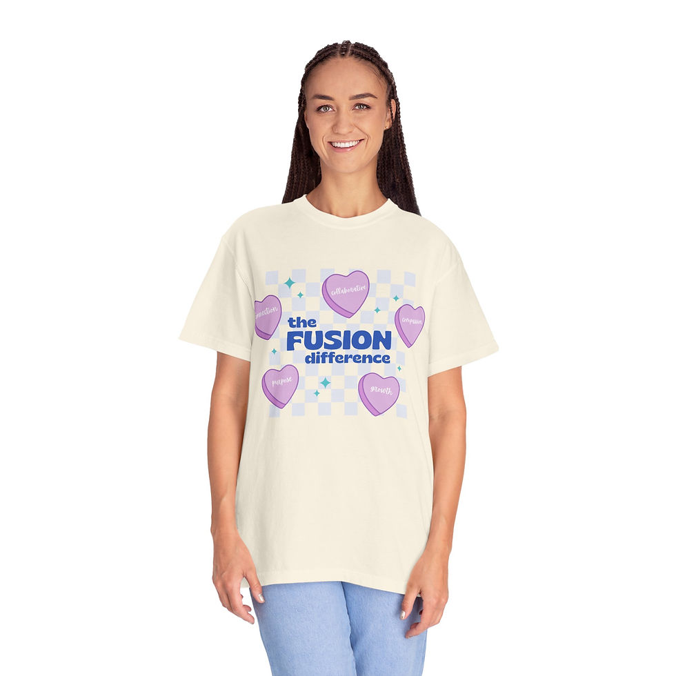 Thumbnail: Valentines 1 - The Fusion Difference Unisex Comfort Colors Tee
