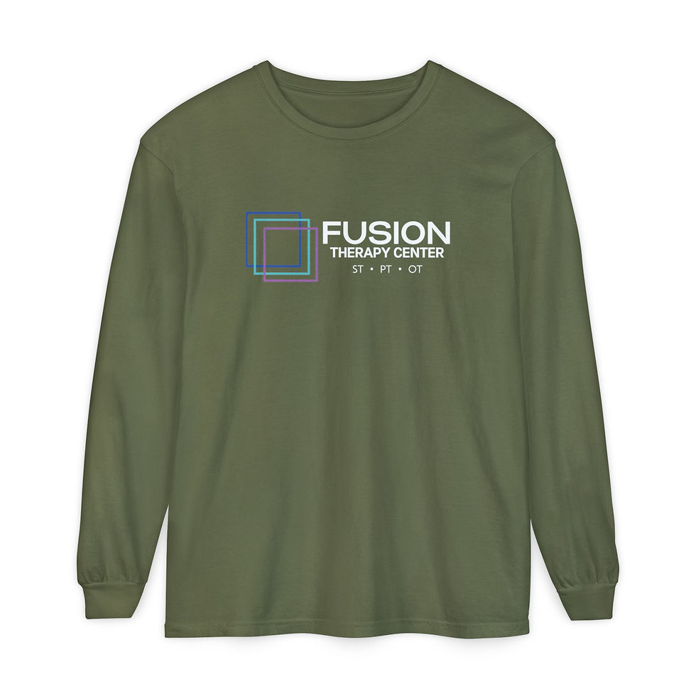 Thumbnail: FTC - White Logo Unisex Comfort Colors Long Sleeve Tee