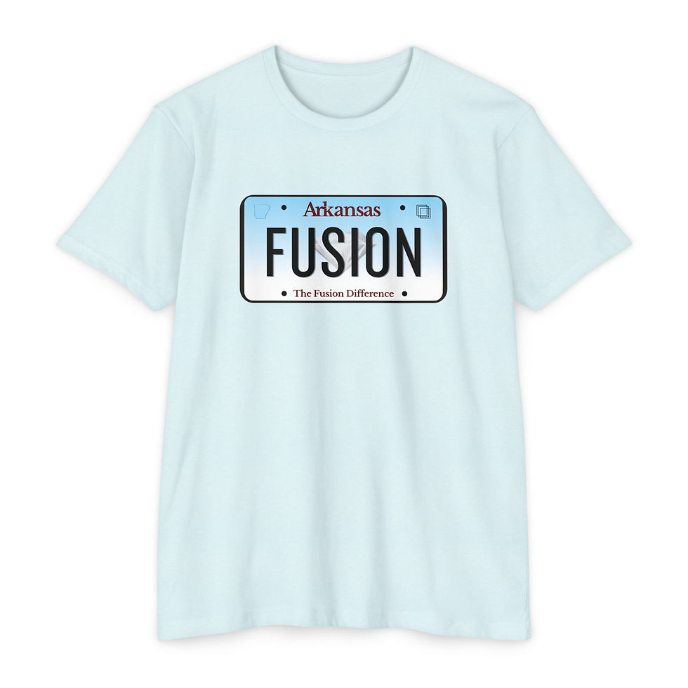 Thumbnail: FUSION License Plate Unisex Next Level Tee