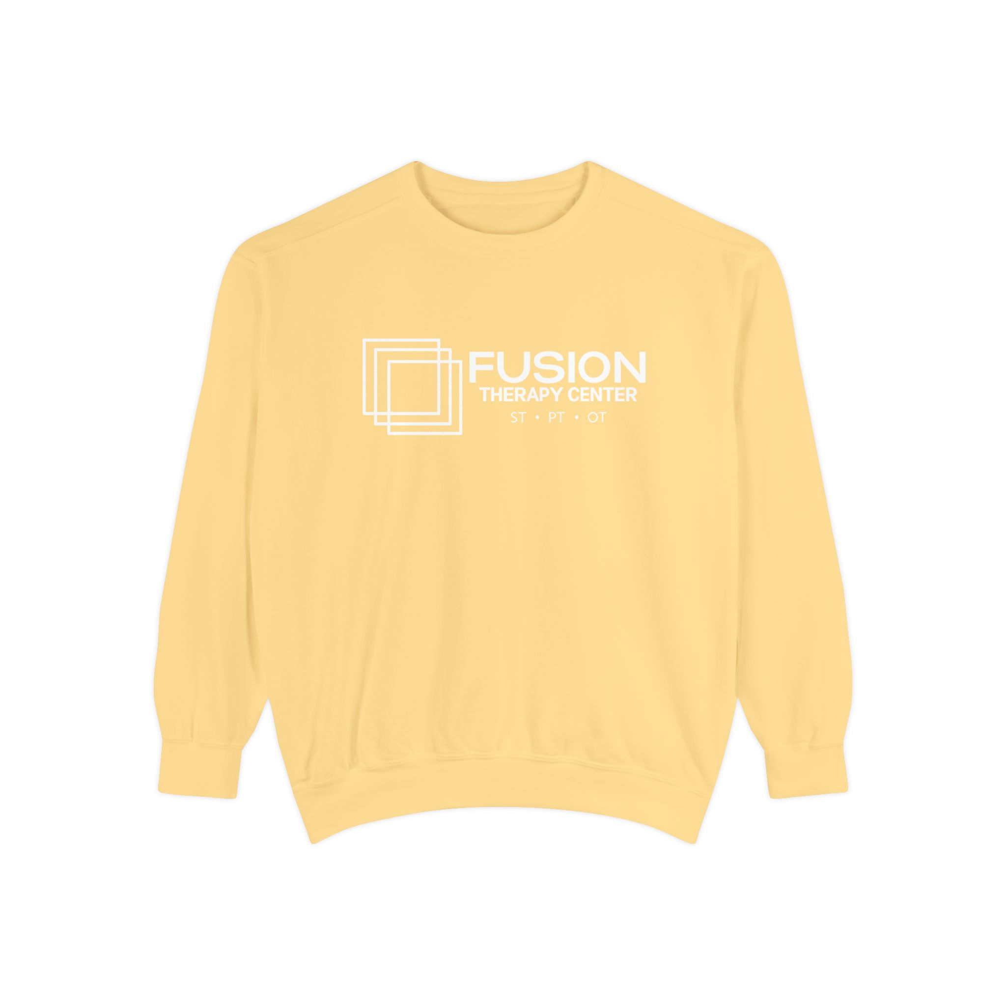 FTC - All White Logo Unisex Comfort Colors Sweatshirt