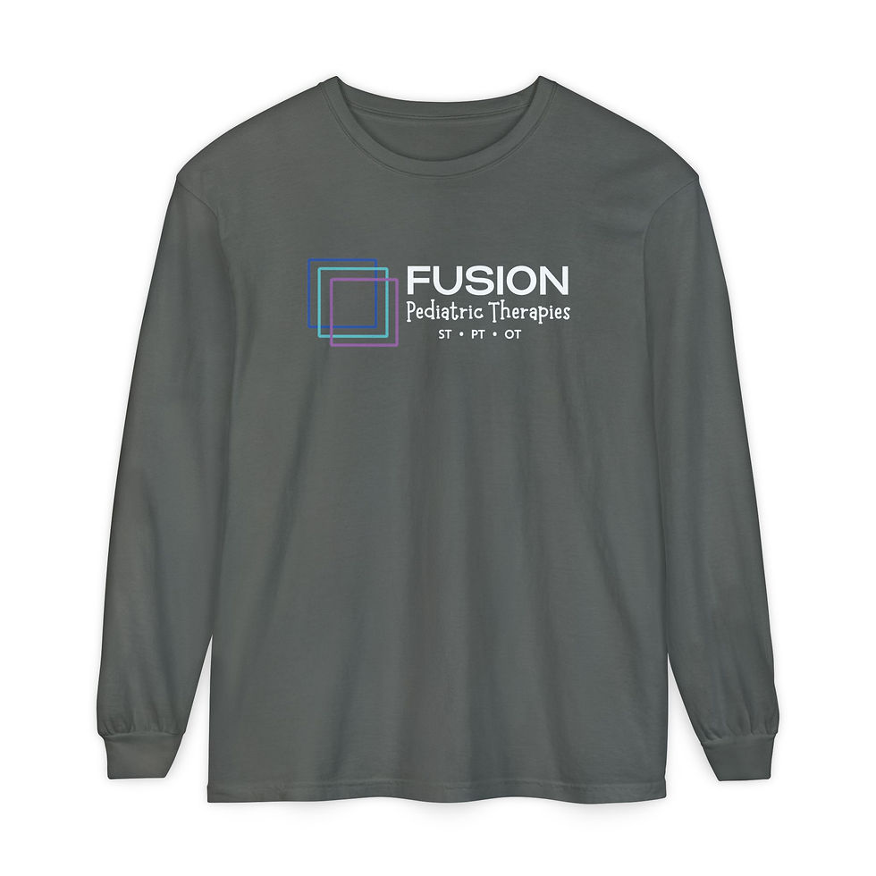 Thumbnail: FPT - White Logo Unisex Comfort Colors Long Sleeve Tee