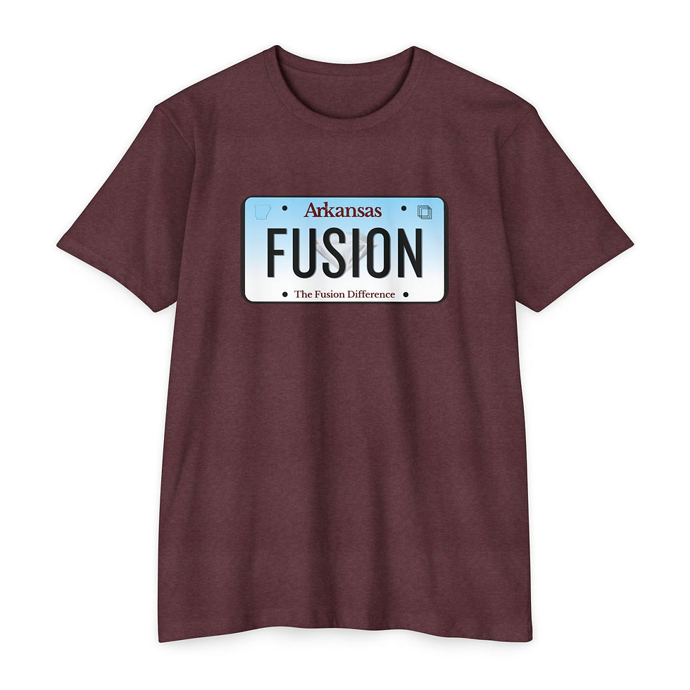 Thumbnail: FUSION License Plate Unisex Next Level Tee